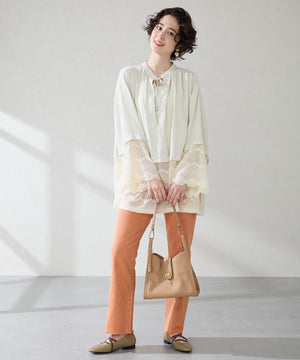 ゴムストラップフラットパンプス/52305