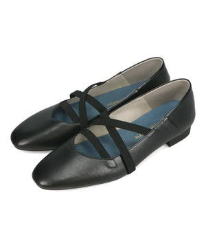 ゴムストラップフラットパンプス/52305