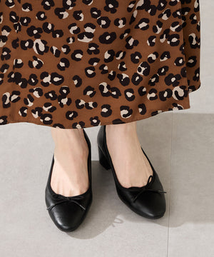 ヒールバレエパンプス/52306