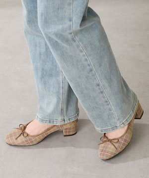 ヒールバレエパンプス/52306