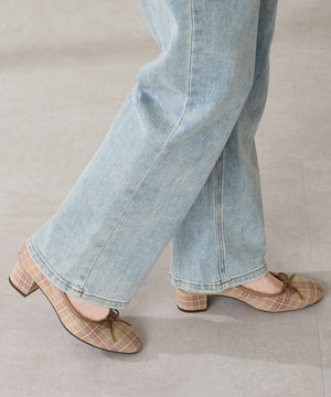 ヒールバレエパンプス/52306