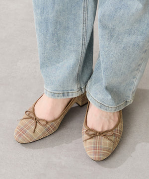 ヒールバレエパンプス/52306