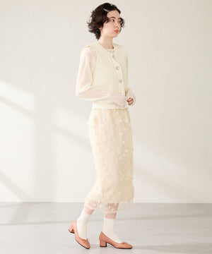 ヒールバレエパンプス/52306