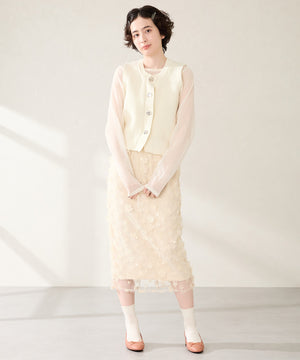 ヒールバレエパンプス/52306