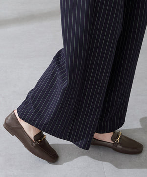 【カタログ掲載アイテム】スクエアトゥモチーフバブーシュローファー/52308