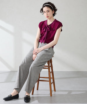 【カタログ掲載アイテム】スクエアトゥモチーフバブーシュローファー/52308