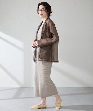 【カタログ掲載アイテム】スクエアトゥモチーフバブーシュローファー/52308