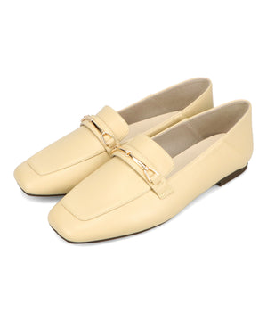 【カタログ掲載アイテム】スクエアトゥモチーフバブーシュローファー/52308