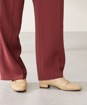 メタルパーツ付きローファー/52311