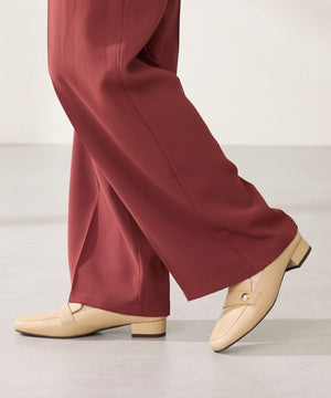 メタルパーツ付きローファー/52311