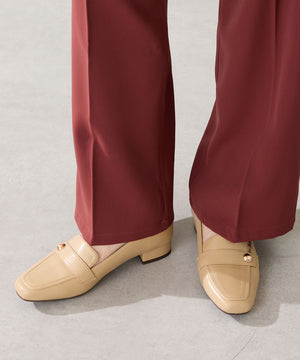 メタルパーツ付きローファー/52311