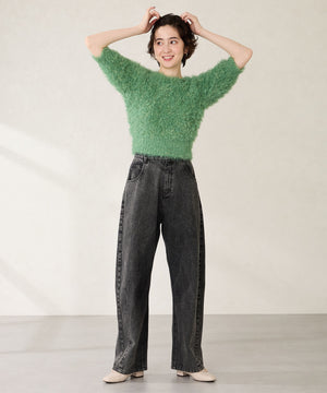 メタルパーツ付きローファー/52311