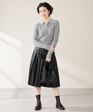 メタルパーツ付きローファー/52311