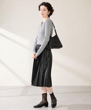 メタルパーツ付きローファー/52311