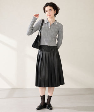 メタルパーツ付きローファー/52311