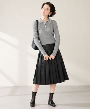 メタルパーツ付きローファー/52311