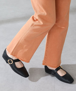 【カタログ掲載アイテム】柔らかストラップフラットパンプス/52317