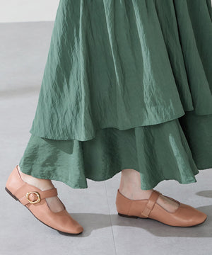 【カタログ掲載アイテム】柔らかストラップフラットパンプス/52317