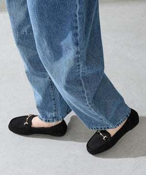 ビットモチーフ付きファーモカシン/52318