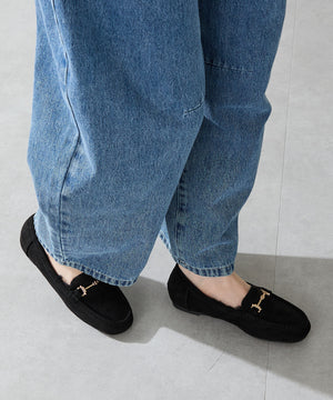 ビットモチーフ付きファーモカシン/52318