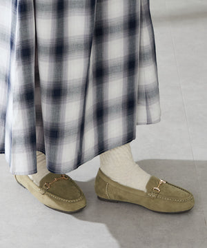 ビットモチーフ付きファーモカシン/52318