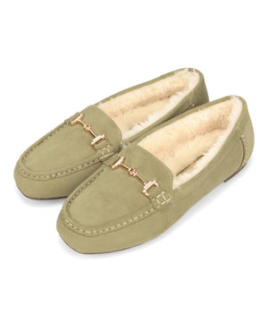 【WEB先行予約/11月上旬発売予定】ビットモチーフ付きファーモカシン/52318