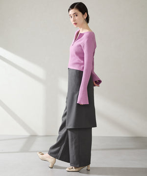 変形モチーフソフトエナメルパンプス/52319