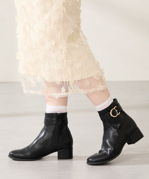 【カタログ掲載アイテム】サークルバックルショートブーツ/52401