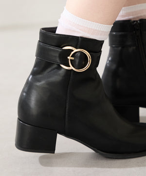 【カタログ掲載アイテム】サークルバックルショートブーツ/52401