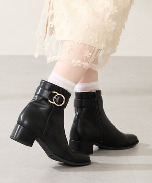 【カタログ掲載アイテム】サークルバックルショートブーツ/52401