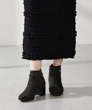 ビットモチーフショートブーツ/52403