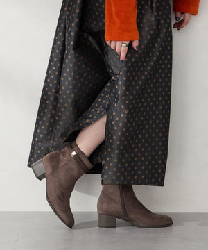 サイドベルトパーツスエードブーツ/52404