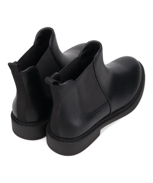 アーモンドトゥフラットサイドゴアブーツ/52405