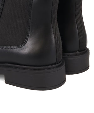 アーモンドトゥフラットサイドゴアブーツ/52405