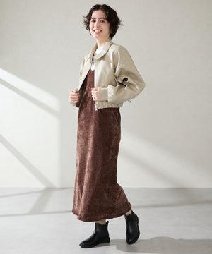 アーモンドトゥフラットサイドゴアブーツ/52405