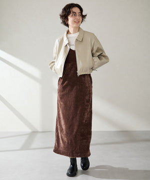 アーモンドトゥフラットサイドゴアブーツ/52405