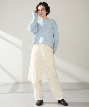 アーモンドトゥフラットサイドゴアブーツ/52405