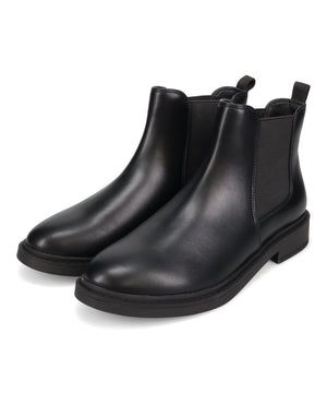 アーモンドトゥフラットサイドゴアブーツ/52405