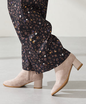 チャンキーヒールストレッチブーツ/52406