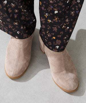 チャンキーヒールストレッチブーツ/52406