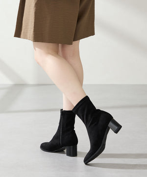 チャンキーヒールストレッチブーツ/52406