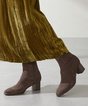 チャンキーヒールストレッチブーツ/52406