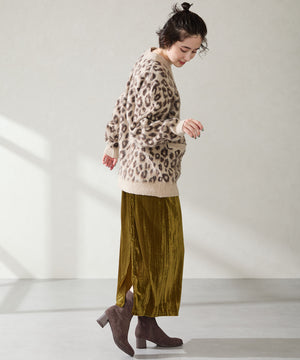 チャンキーヒールストレッチブーツ/52406