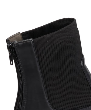 【カタログ掲載アイテム】リブニットバックジップブーツ/52407