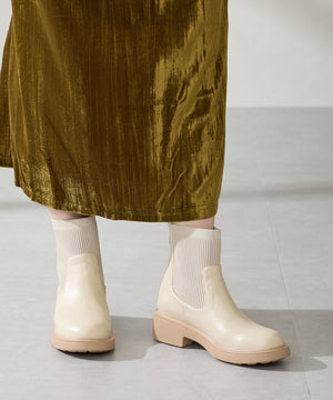 【カタログ掲載アイテム】リブニットバックジップブーツ/52407