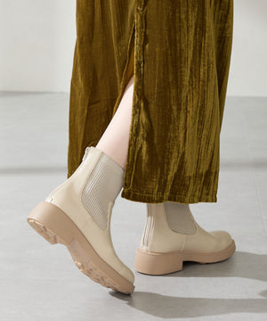 【カタログ掲載アイテム】リブニットバックジップブーツ/52407