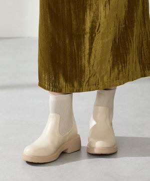 【カタログ掲載アイテム】リブニットバックジップブーツ/52407