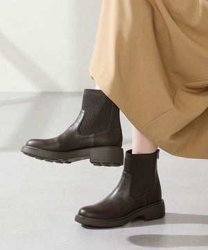 【カタログ掲載アイテム】リブニットバックジップブーツ/52407