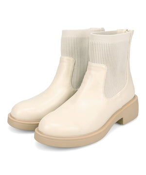 【カタログ掲載アイテム】リブニットバックジップブーツ/52407