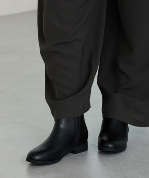 プチメタルフラットショートブーツ/52408